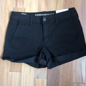 Black American Eagle Super Stretch Shorts